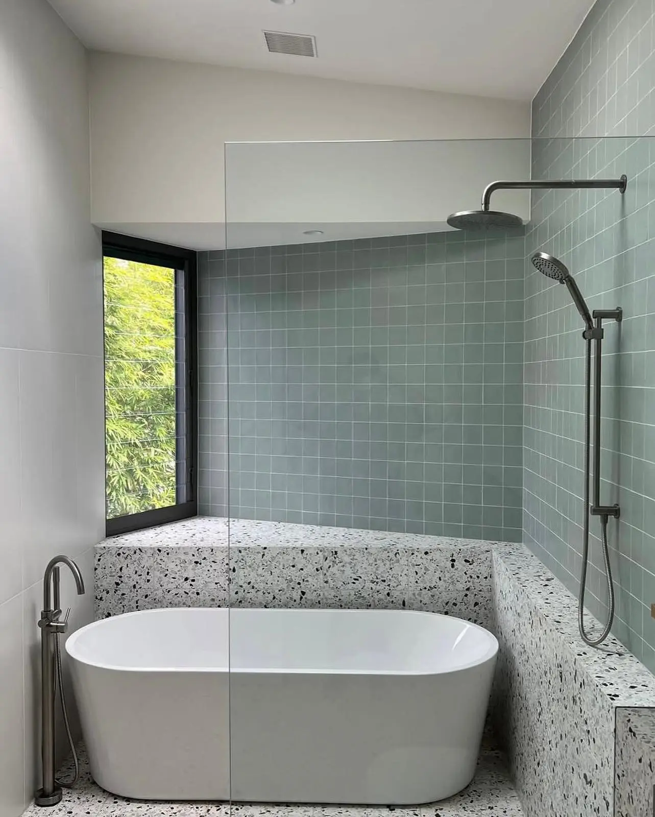 Finished bath and shower plumbing by Plumbing Dynamix