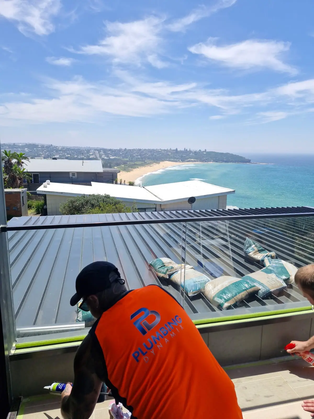 Coastal roof plumbing project by Plumbing Dynamix