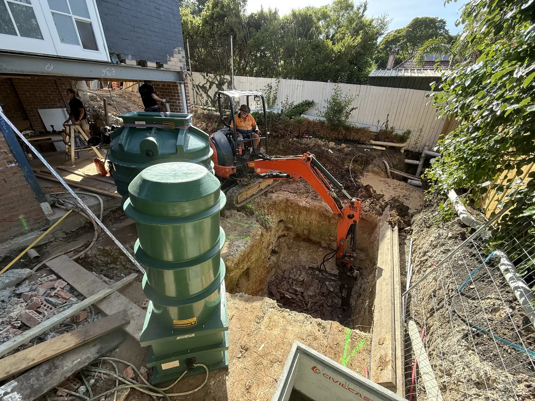 Stormwater pump station installation by Plumbing Dynamix