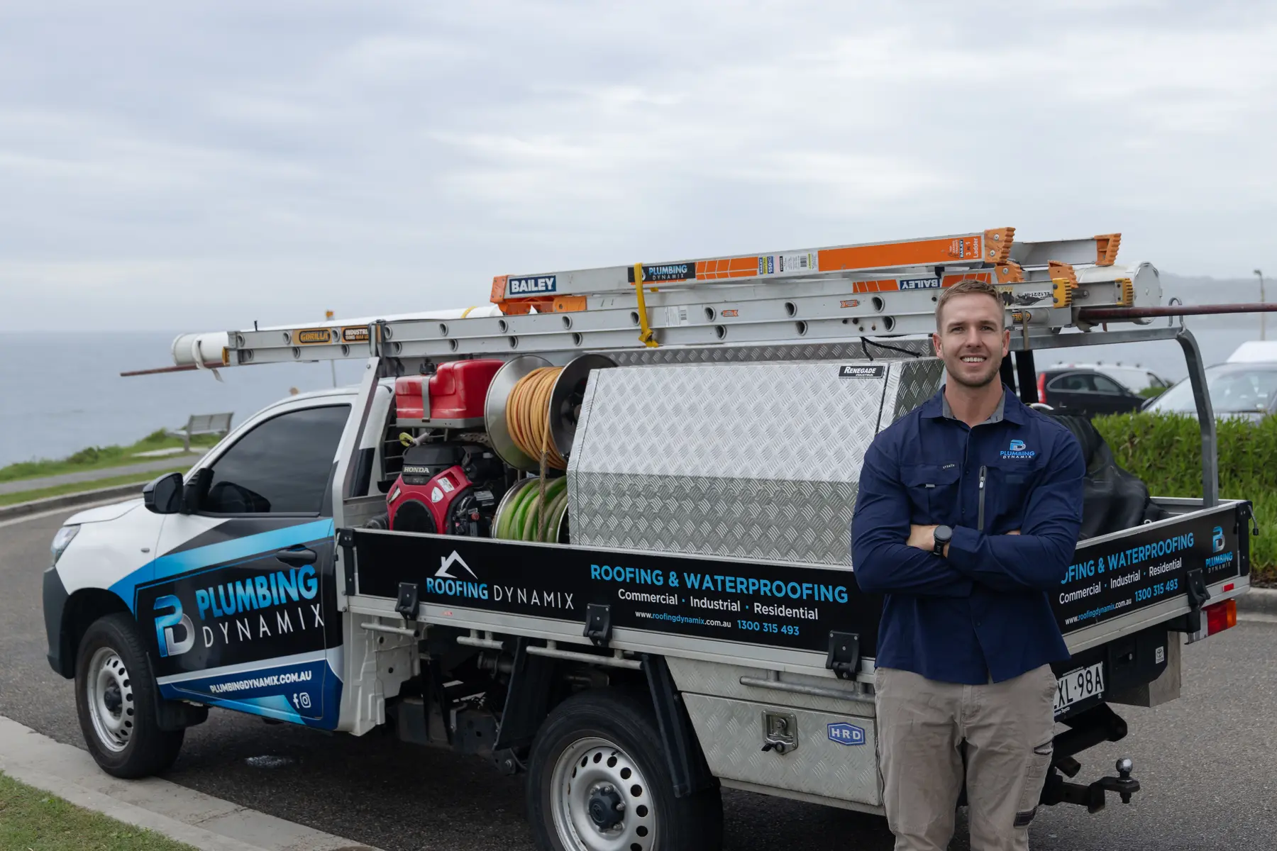 Fully equipped service vehicle by Plumbing Dynamix