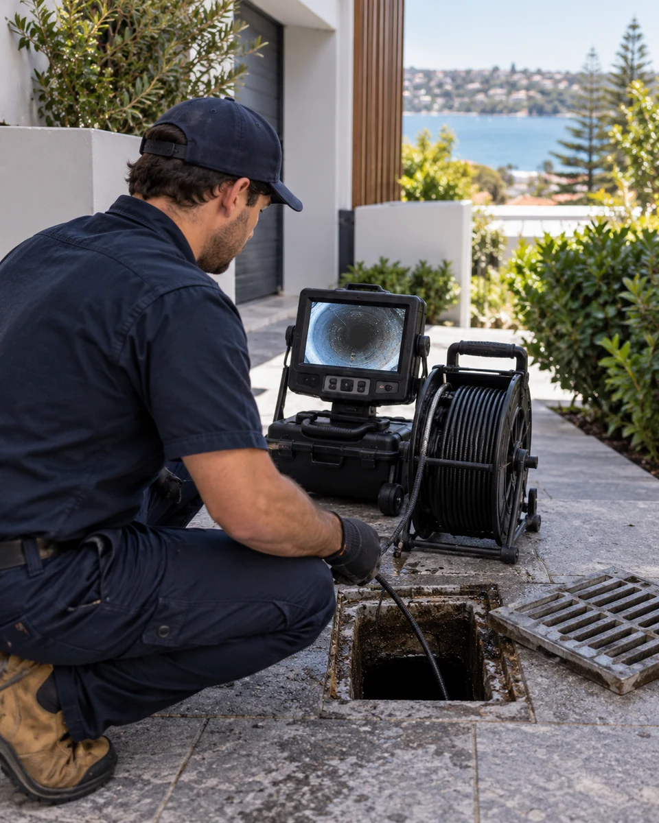 CCTV drain inspection by Plumbing Dynamix