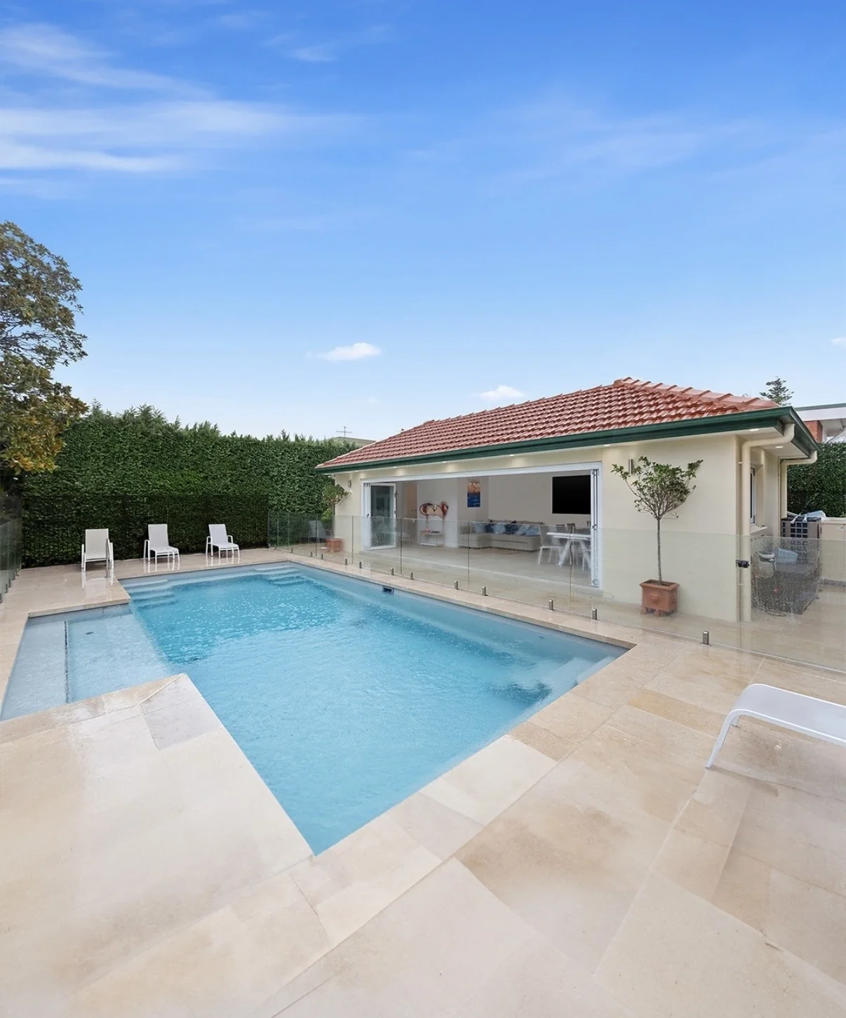 Stormwater and plumbing work around a Sydney pool project
